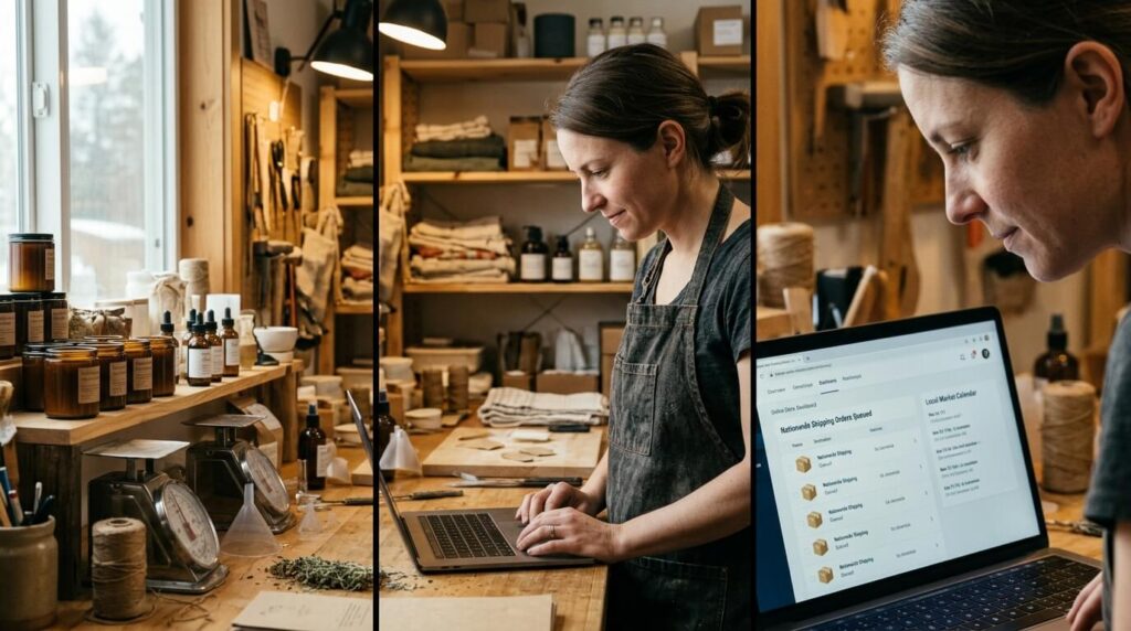 online business vs in person business profits